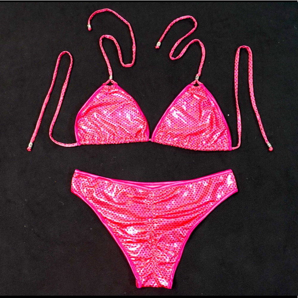 Pink Sparkles Two Piece Bikini